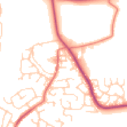 Daytime road noise heatmap for BL2 6RD
