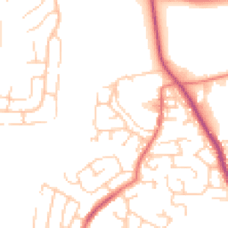 Daytime road noise heatmap for BL2 6RQ