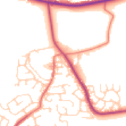Daytime road noise heatmap for BL2 6RX