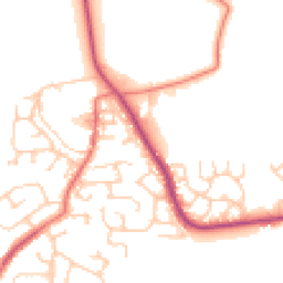 Daytime road noise heatmap for BL2 6RZ