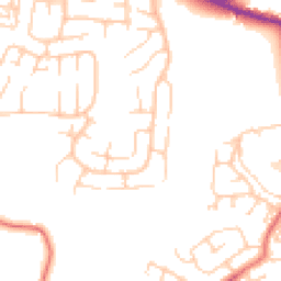 Daytime road noise heatmap for BL2 6TD