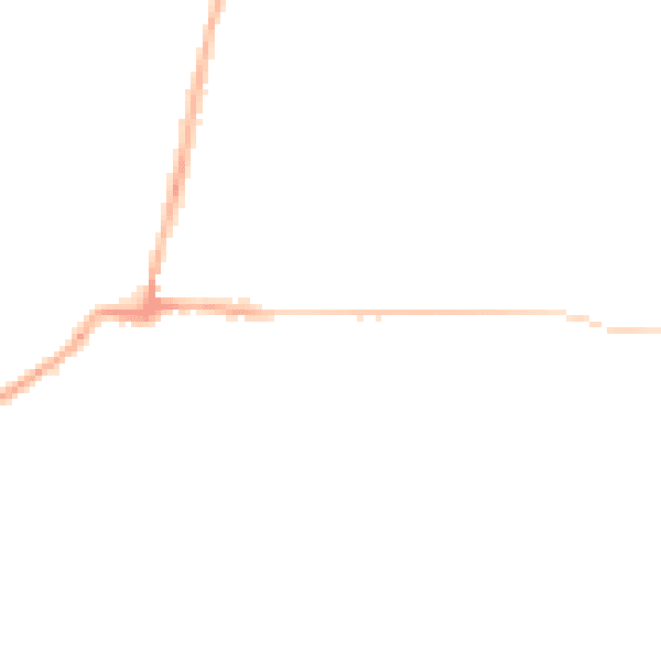 Night-time road noise heatmap for BL3 1AF