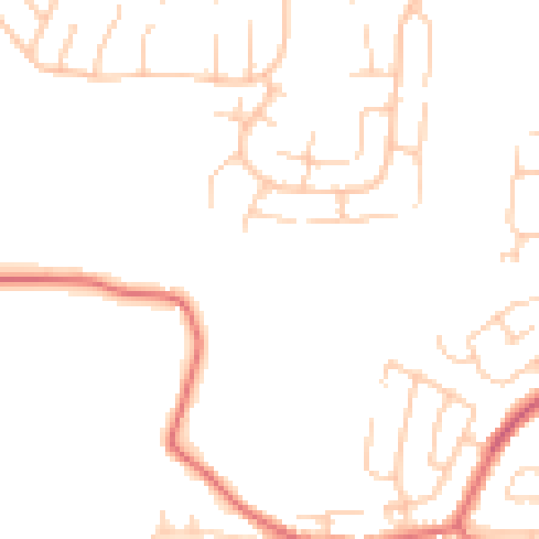 Daytime road noise heatmap for BL3 1AL