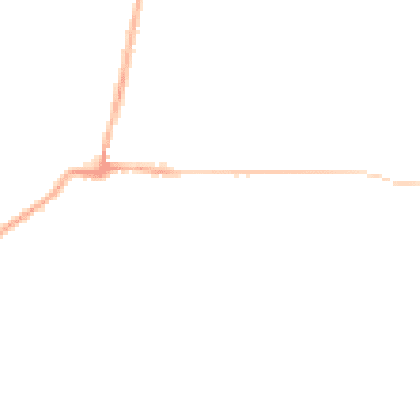 Night-time road noise heatmap for BL3 1AT
