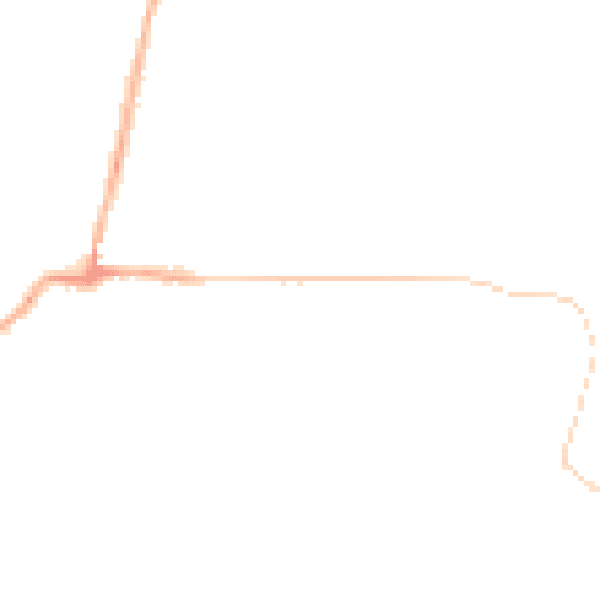 Night-time road noise heatmap for BL3 1AZ
