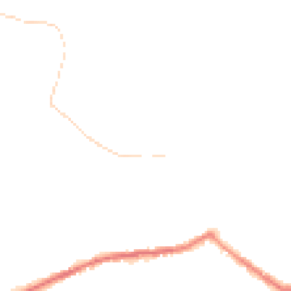 Night-time road noise heatmap for BL3 1DD