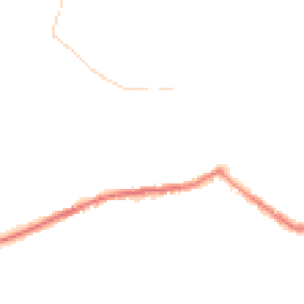 Night-time road noise heatmap for BL3 1DS