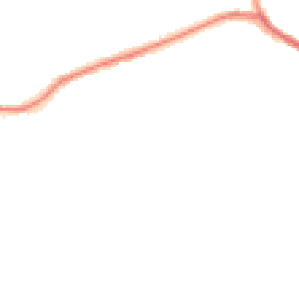 Night-time road noise heatmap for BL3 1PJ