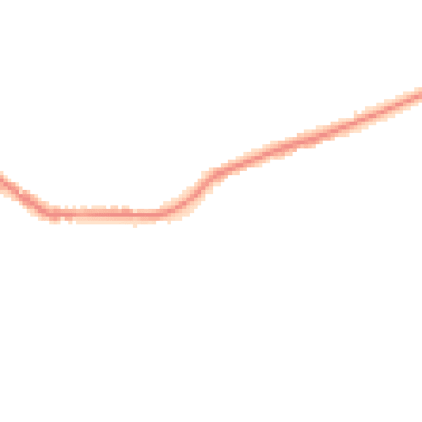 Night-time road noise heatmap for BL3 1PP