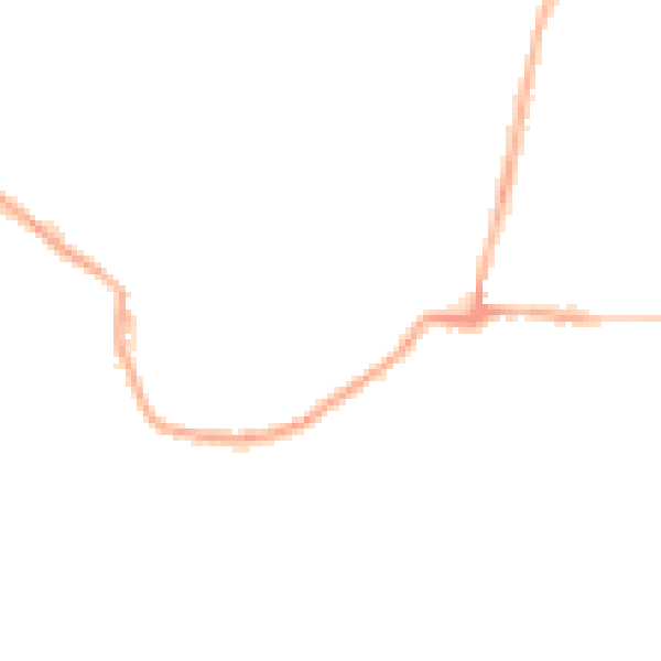 Night-time road noise heatmap for BL3 1RJ