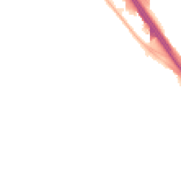 Night-time road noise heatmap for BL3 2LH