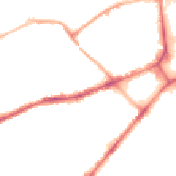 Night-time road noise heatmap for BL3 5DL