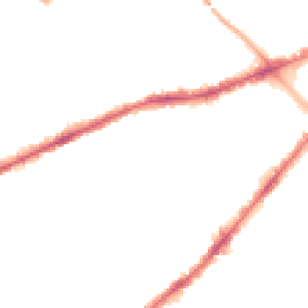 Night-time road noise heatmap for BL3 5JJ