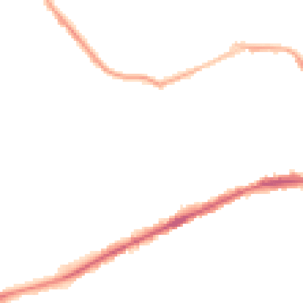 Night-time road noise heatmap for BL3 5NU