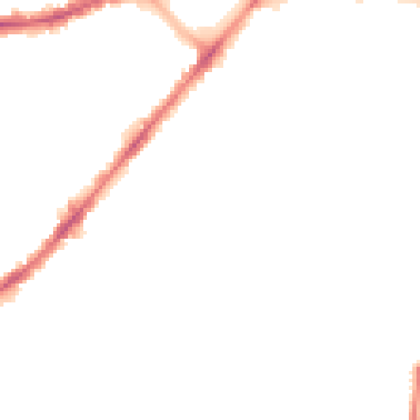 Night-time road noise heatmap for BL3 6SD