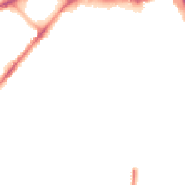 Night-time road noise heatmap for BL3 6YL