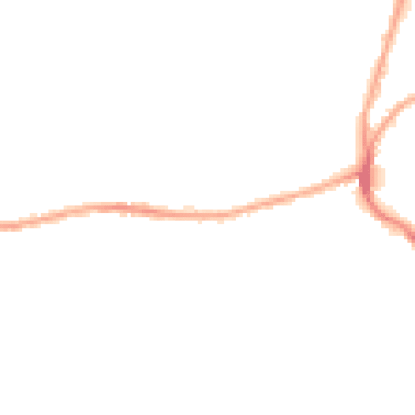 Night-time road noise heatmap for BL4 0AA