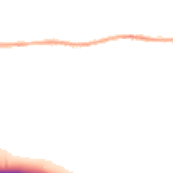 Night-time road noise heatmap for BL4 0AL