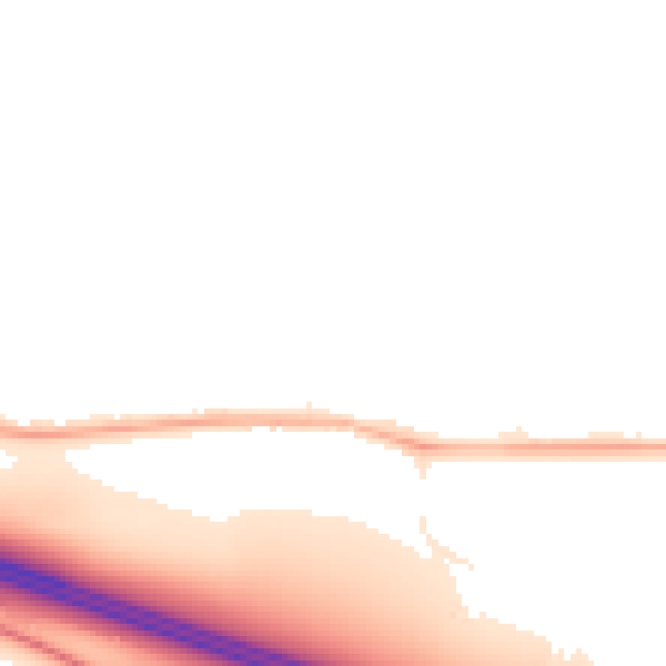 Night-time road noise heatmap for BL4 0DB