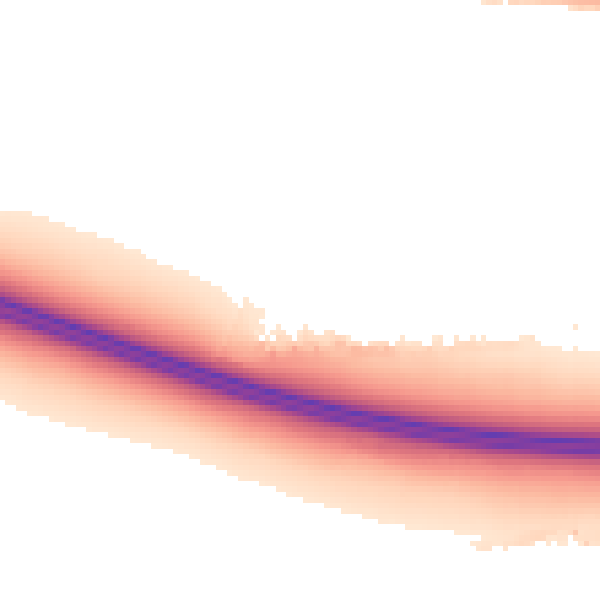Night-time road noise heatmap for BL4 0RL