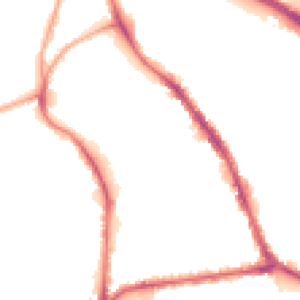 Night-time road noise heatmap for BL4 7AN