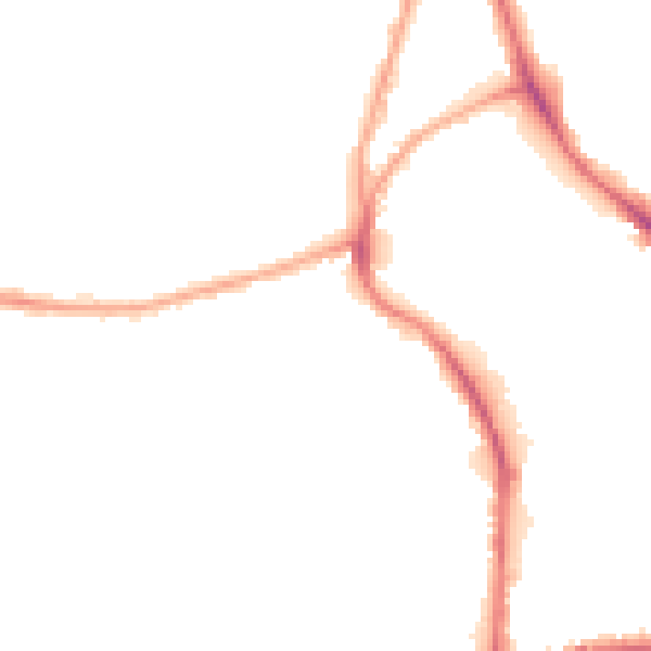 Night-time road noise heatmap for BL4 7BX