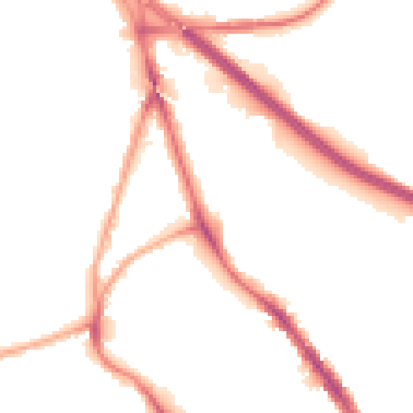 Night-time road noise heatmap for BL4 7PB