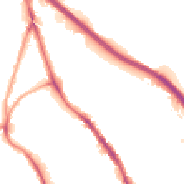 Night-time road noise heatmap for BL4 7PJ