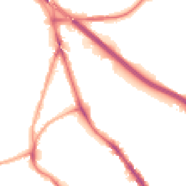 Night-time road noise heatmap for BL4 7TB