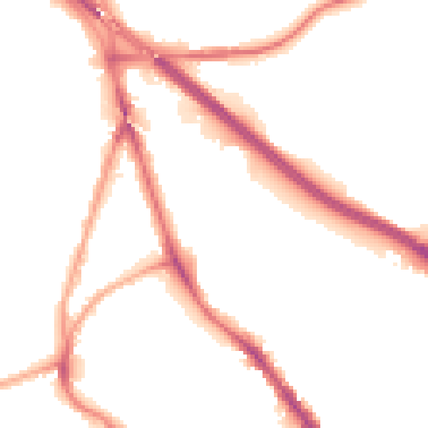 Night-time road noise heatmap for BL4 7TE