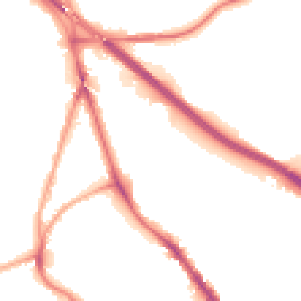 Night-time road noise heatmap for BL4 7TF