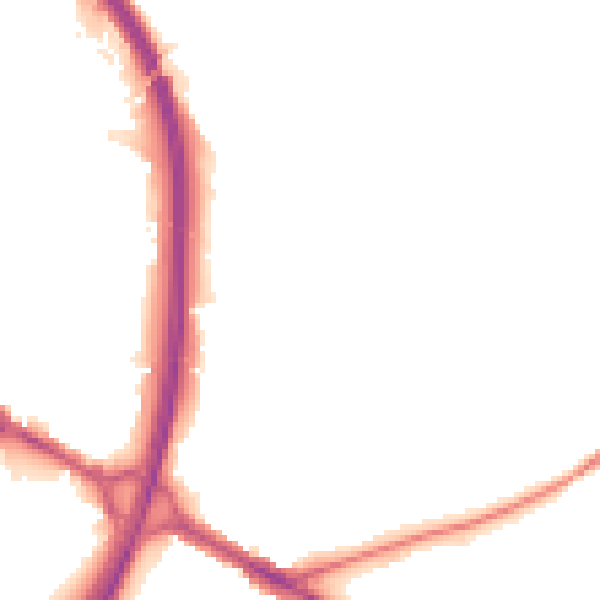 Night-time road noise heatmap for BL4 8BU