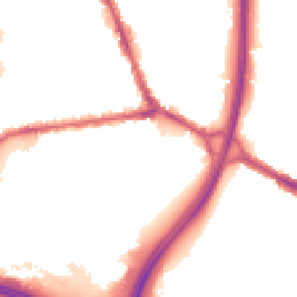 Night-time road noise heatmap for BL4 8BW