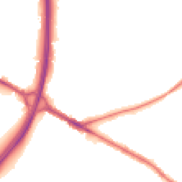Night-time road noise heatmap for BL4 8DZ