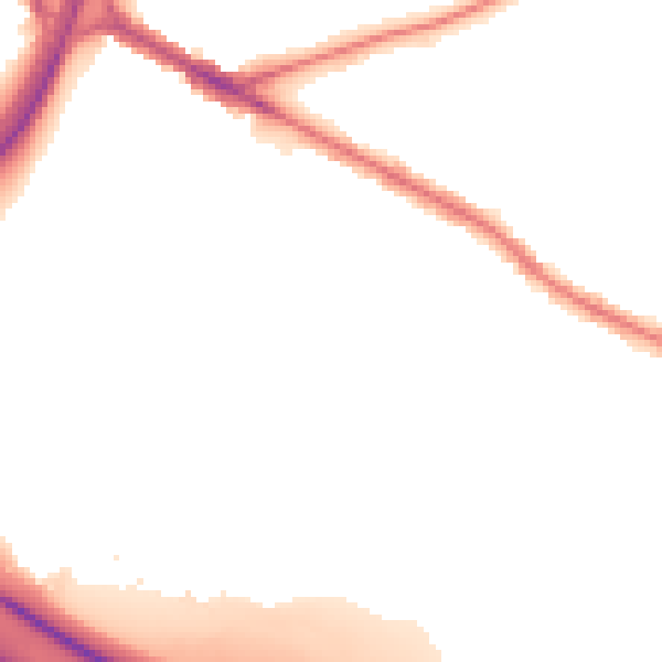 Night-time road noise heatmap for BL4 8JQ