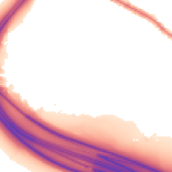 Night-time road noise heatmap for BL4 8LL