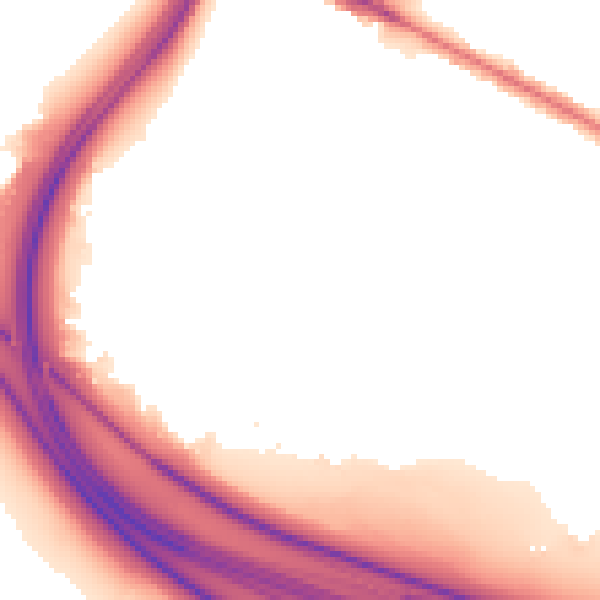 Night-time road noise heatmap for BL4 8LY