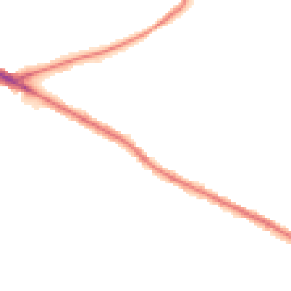 Night-time road noise heatmap for BL4 8QH