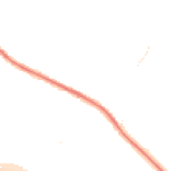 Night-time road noise heatmap for BL4 8QT