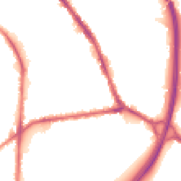 Night-time road noise heatmap for BL4 9AG