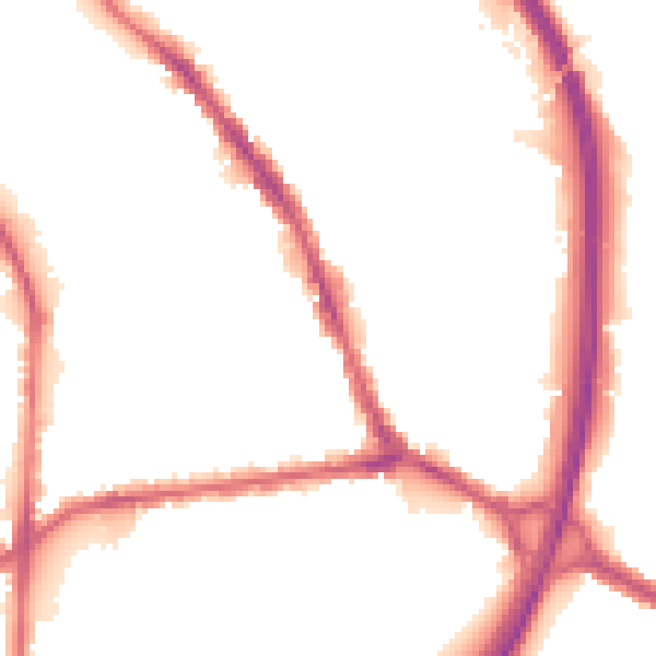 Night-time road noise heatmap for BL4 9AJ