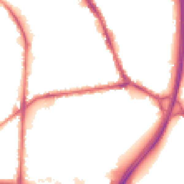 Night-time road noise heatmap for BL4 9BP