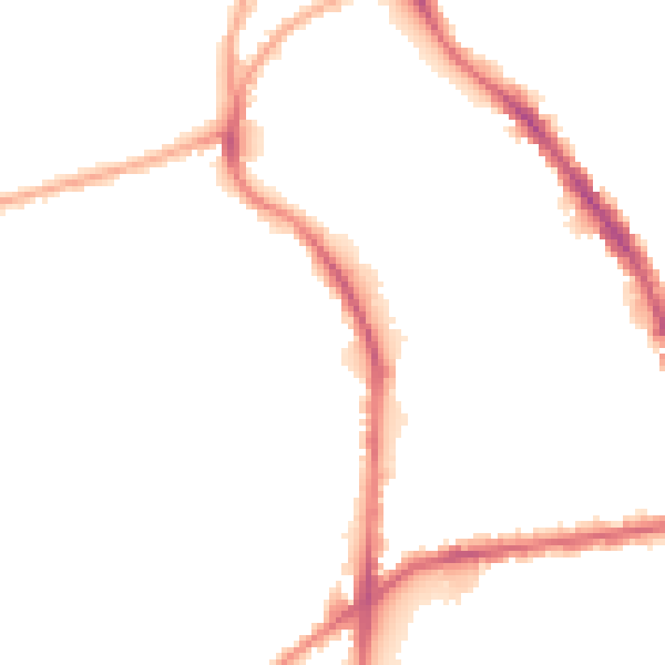 Night-time road noise heatmap for BL4 9ED
