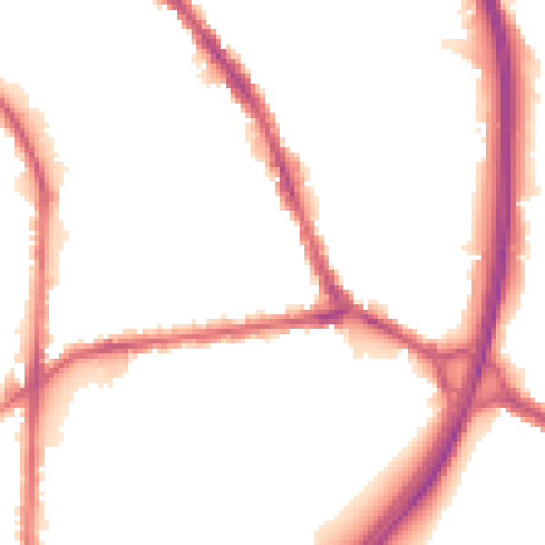 Night-time road noise heatmap for BL4 9EW