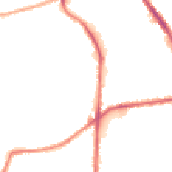 Night-time road noise heatmap for BL4 9HR