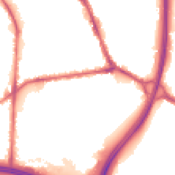 Night-time road noise heatmap for BL4 9JL