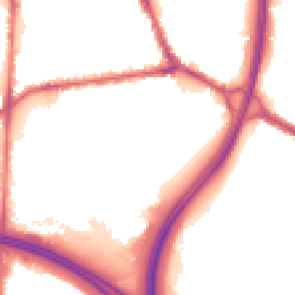 Night-time road noise heatmap for BL4 9LG