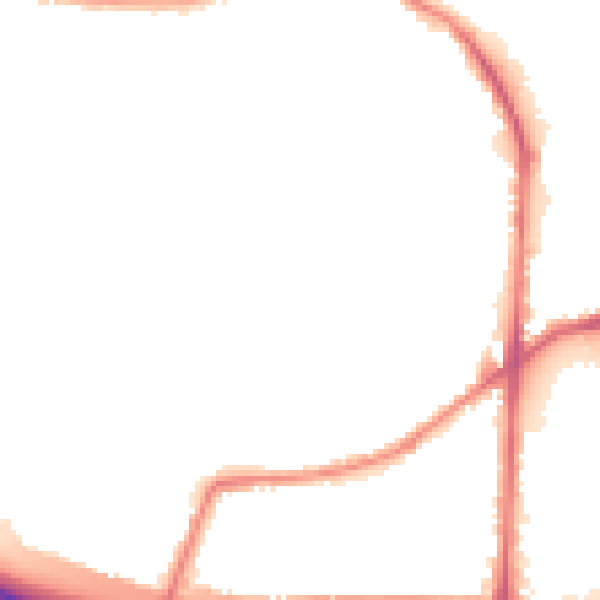 Night-time road noise heatmap for BL4 9PP