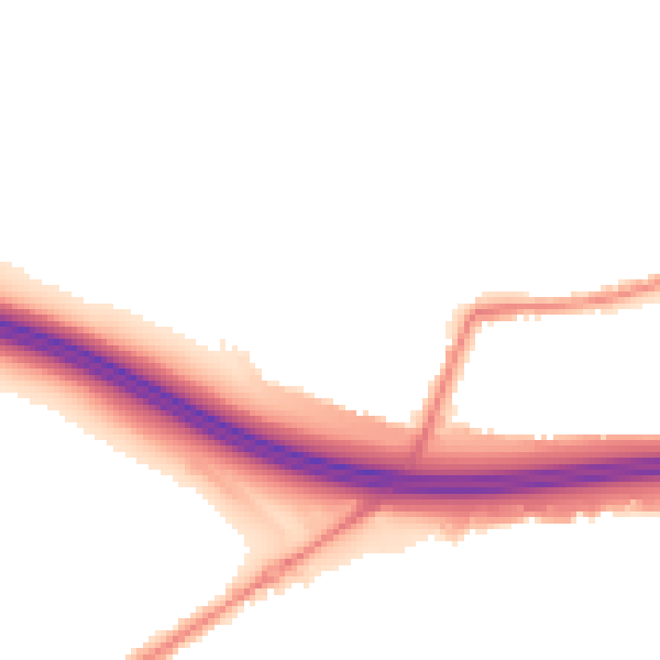 Night-time road noise heatmap for BL4 9SZ