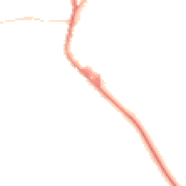 Night-time road noise heatmap for BL6 5JD